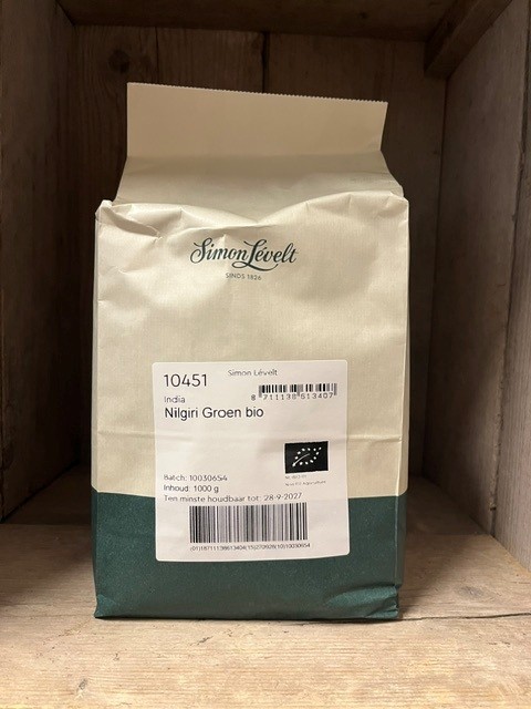 Simon Lévelt - Thee los - Nilgiri Green BIO - 1kg