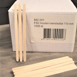 Roerstokje - hout - FSC - 1000 st