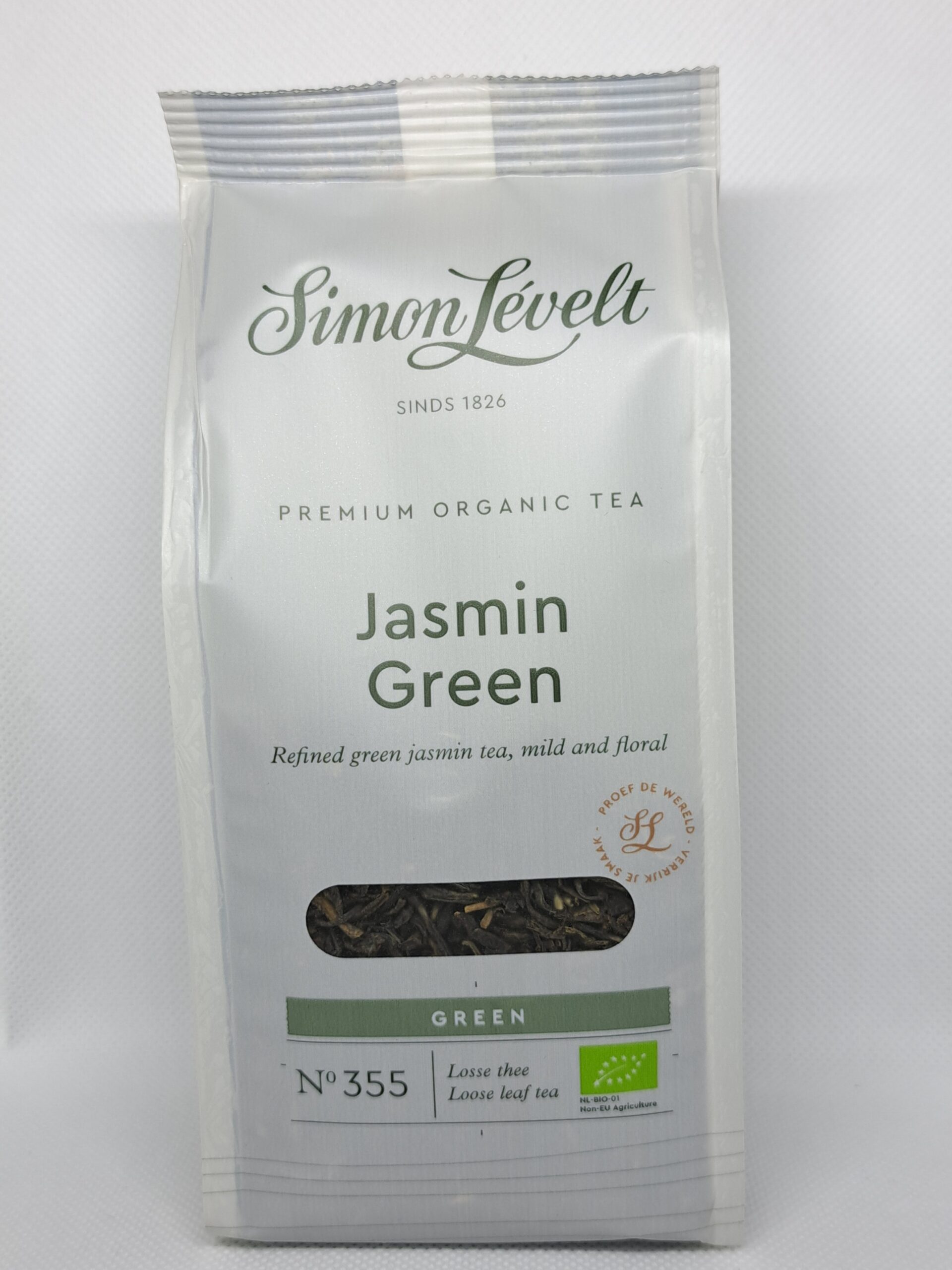 Simon Lévelt - Thee los - Jasmin Green BIO Nr. 355 - 90 gram
