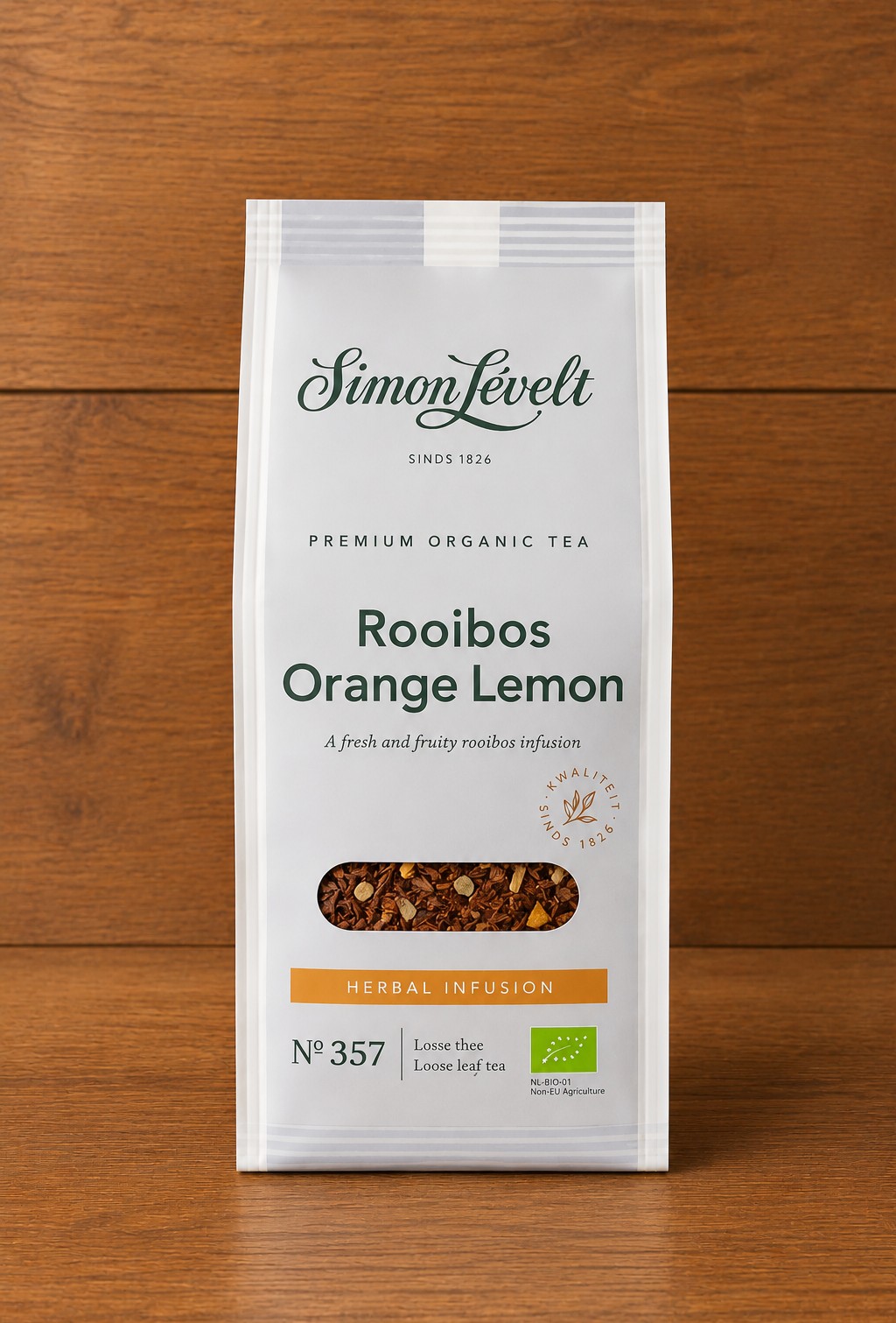 Simon Lévelt - losse thee - Rooibos Orange Lemon BIO Nr. 356 - 110 gram
