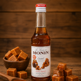 Monin (koffie)siroop Caramel - kleine fles 250 ml