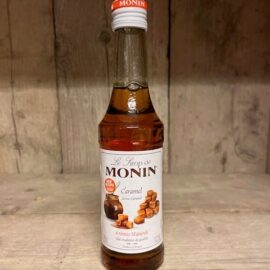 Monin koffiesiroop kleine fles - Caramel 250 ml