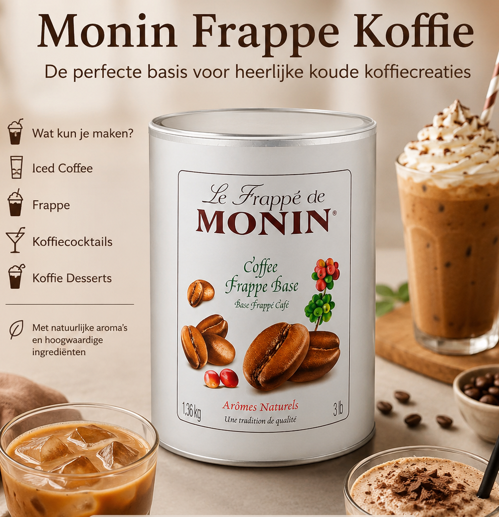 Monin (basis koffie) - Le Frappé de Monin - 1,36 kg - Afbeelding 2