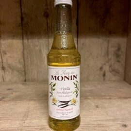 Monin koffiesiroop kleine fles - Vanille 250 ml