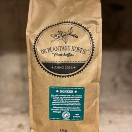 De Plantage Koffie – Koffiebonen Donker Arabica – 1 kg