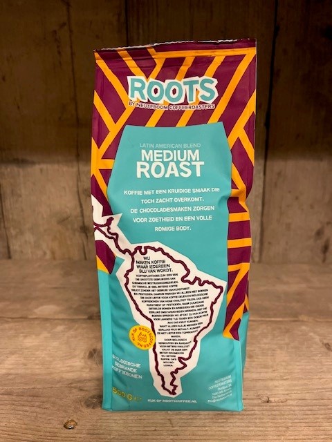 ROOTS - Koffiebonen Latin American blend, Medium Roast BIO - 500 gram - Afbeelding 2