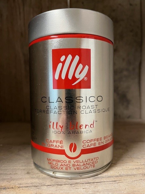 illy Classico koffiebonen in blik - 250 gram