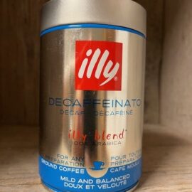 illy Decaffenato gemalen koffie in blik - 250 gram (cafeïnevrij)