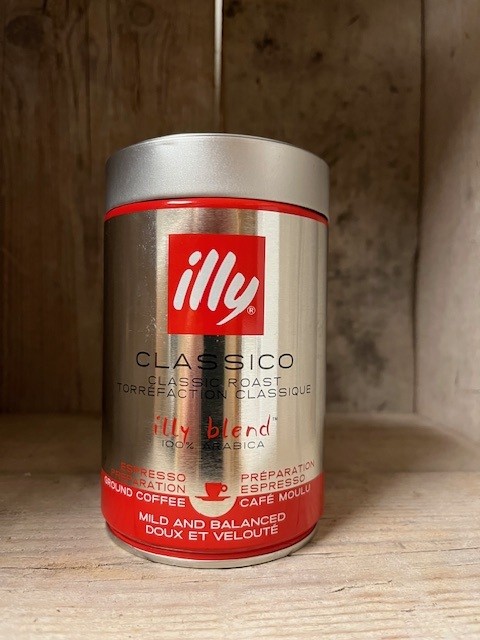 illy Classico gemalen koffie in blik - 250 gram