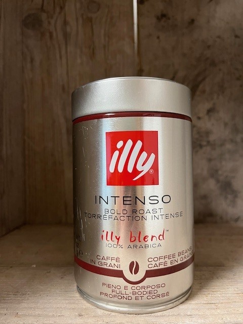 illy Intenso koffiebonen in blik - 250 gram