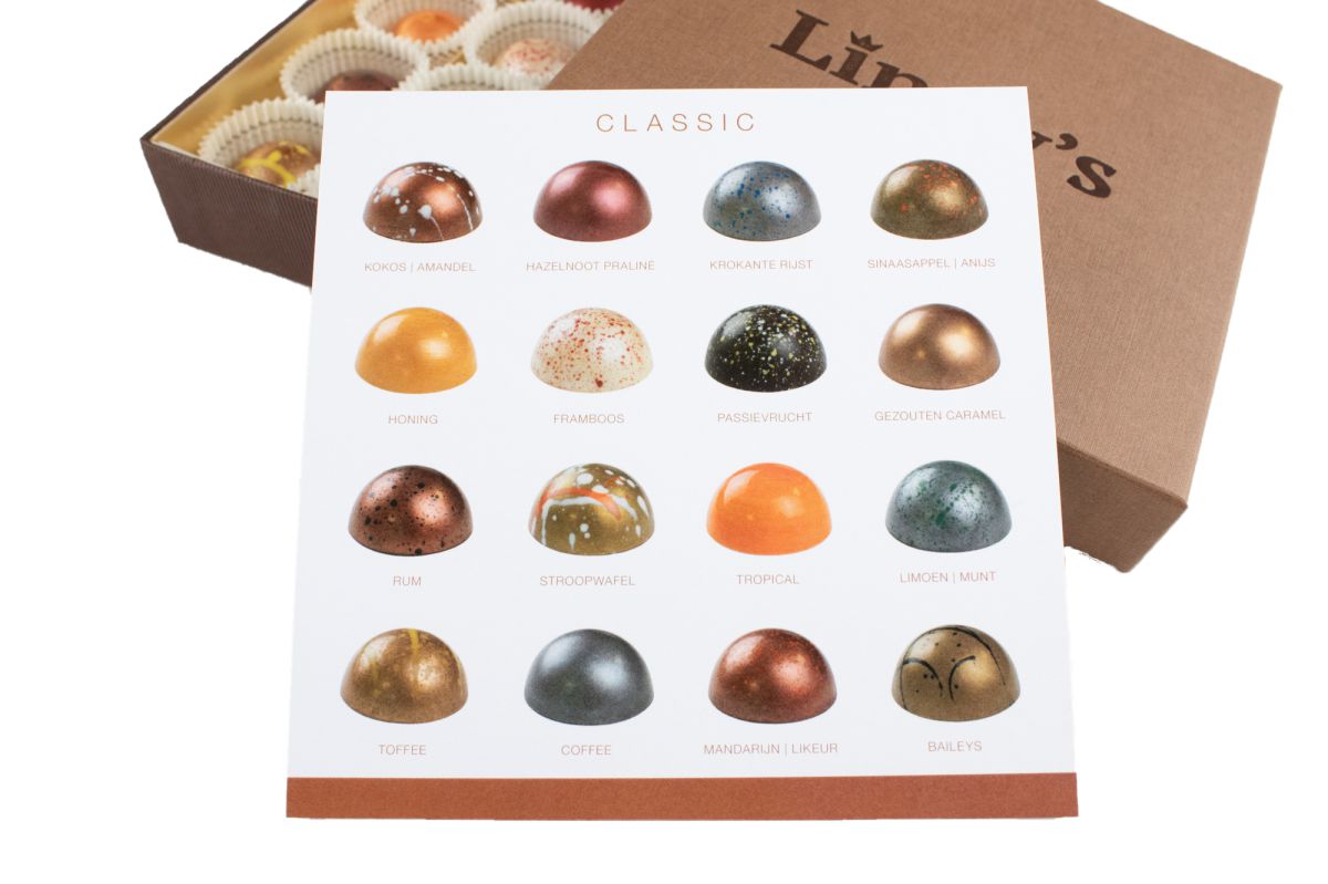 *Binnenkort leverbaar* - Lindy’s Classic Geschenkdoos |16 Exclusieve Bonbons - Afbeelding 3