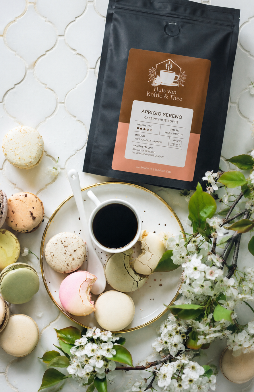 Aprigio Sereno – Cafeïnevrije koffiemelange espressomaling -1kg