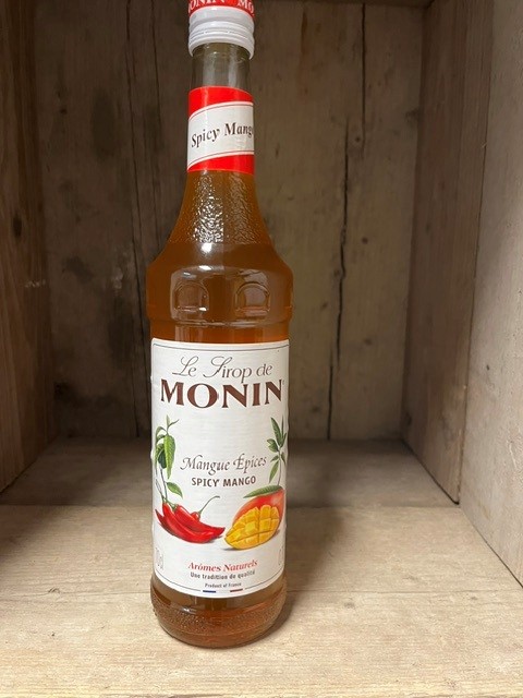 Monin siroop - Spicy Mango (pittige mango) - grote fles 700ml