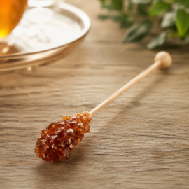 Kandijstick bruin 14 cm - 125 gram (binnenkort leverbaar)