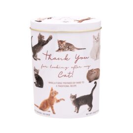 Alternative view of Thank You (Cats) Vanilla Fudge - in bewaarblik (ovaal) 250 gram