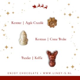 Christmas Reindeer Giftbox – 9 luxe kerstbonbons in geschenkdoos - *Nieuw - Afbeelding 4
